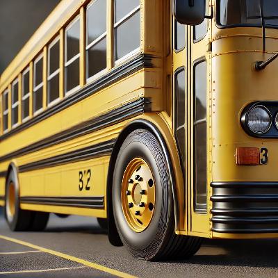 アメリカのスクールバスに見られる黒いストライプ、あれは単なるデザインだと思っていませんか？