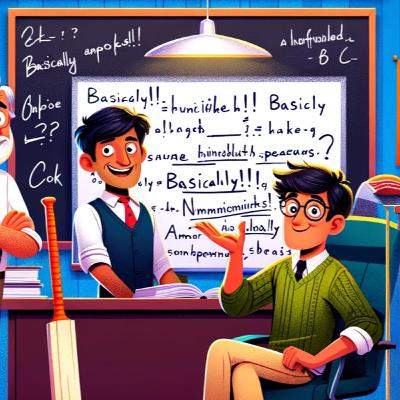 "Basically" - the crutch word for Indian-English speakers!