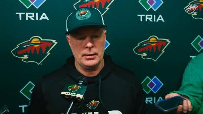 John Hynes previews Wild @ Blackhawks