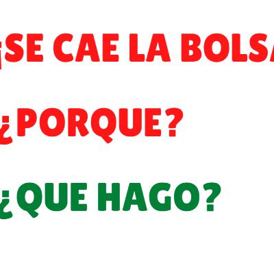 11.- ¡Se cae la bolsa! ¿Qué está pasando? ¿Qué debo hacer? los porqués de esta caída de enero 2022