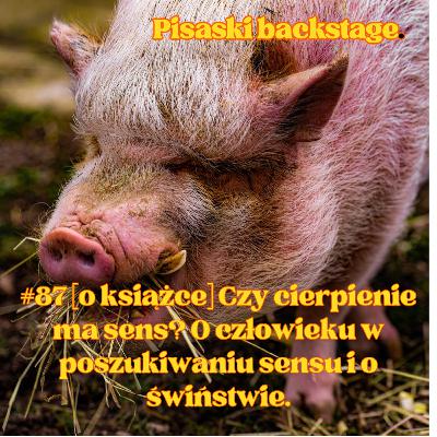 #87 [o książce] Czy cierpienie ma sens? O człowieku w poszukiwaniu sensu i o świństwie.