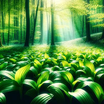 Zielony Skarb Natury: Tajemnice Czosnku Niedźwiedziego Zielony Skarb Natury: Tajemnice Czosnku Niedźwiedziego