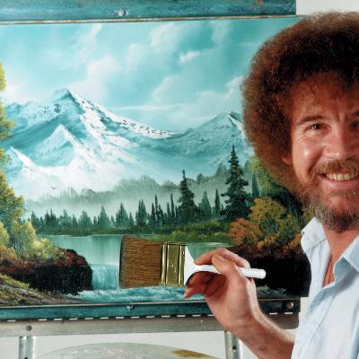 Some of Bob Ross' paintings are being auctioned. Here's how you can bid on one