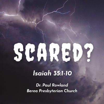 "Scared?", Isaiah 35:1-10 "Scared?", Isaiah 35:1-10