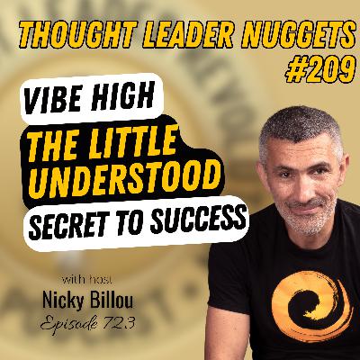 EP723: TL Nuggets #216 - Vibe High, aka the Little Understood Secret To Success EP723: TL Nuggets #216 - Vibe High, aka the Little Understood Secret To Success