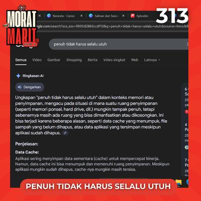 EPS.313 - PENUH TIDAK HARUS SELALU UTUH