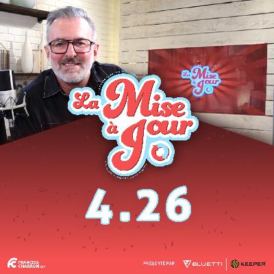 MAJ 4.26: François seul au commande!