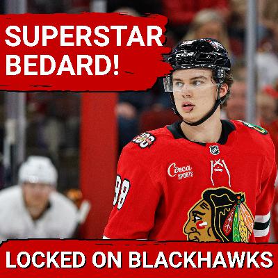 POSTGAME: Connor Bedard COOKS The Flames With Hat Trick | Blackhawks Riding 6-Game Point Streak!