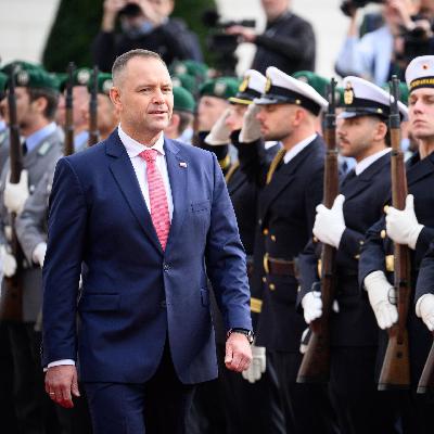 Empfang bei Merz - Polens Präsident Karol Nawrocki will Reparationen