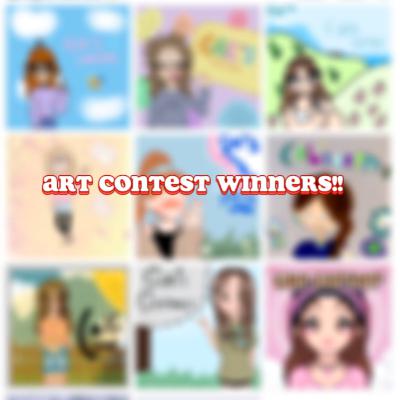 video ~ art contest winners!! 😍