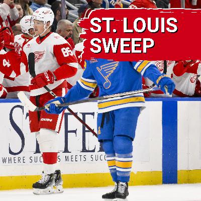 St. Louis SWEEP — Larkin's 3pt night and the 4th line's dominace lifts Detroit past Blues