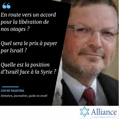 David Shapira au micro de Claudine Douillet
