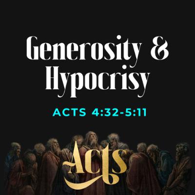 Generosity and Hypocrisy