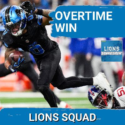 LIONS SQUAD SHOW: Detroit Lions SURVIVE vs New York Giants, Jahmyr Gibbs Goes Off