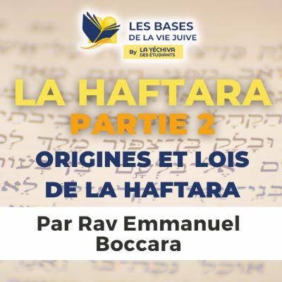 La Haftara, partie 2 suite et fin La Haftara, partie 2 suite et fin