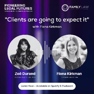 "Clients are going to expect it" - Fiona Kirkman on AI in family law at the 2024 FLENA conference.