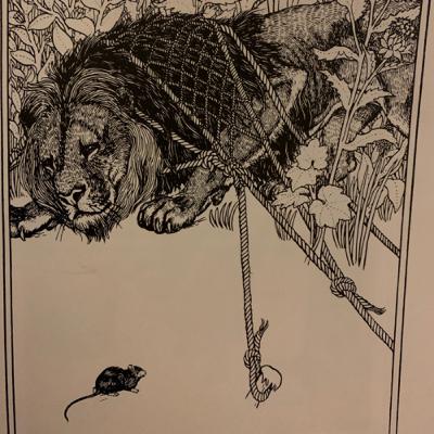 Fábulas de Esopo - O Leão e o Ratinho Fábulas de Esopo - O Leão e o Ratinho