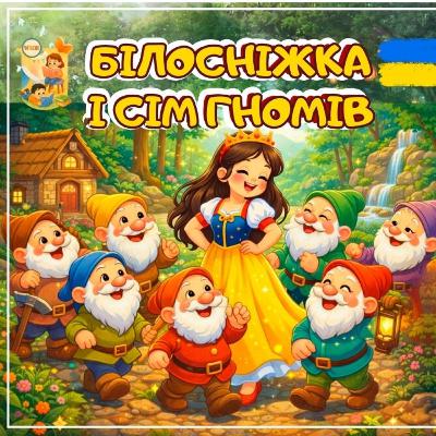 🎧📖АУДІОКАЗКА - Білосніжка і сім гномів | Казки українською | Ukrainian fairytales for kids abroad|