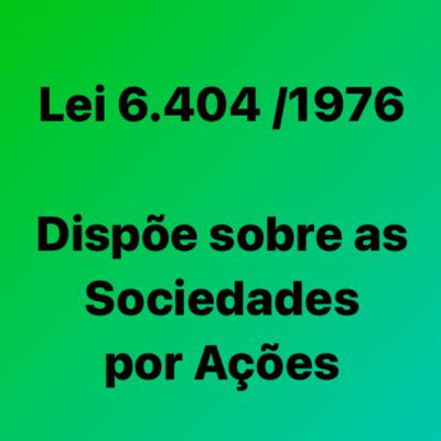Lei 6404 art 175 a 188 Cap XV Exercício e Demonstrações Financeira