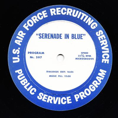 USAF SERENADE IN BLUE "Cherokee" USAF SERENADE IN BLUE "Cherokee"