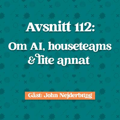 Avsnitt 112: John Nejdebring om AI, Houseteam och annat.