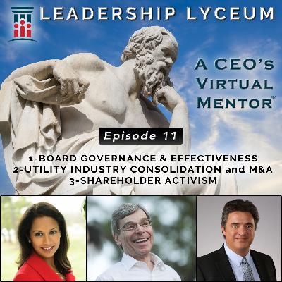 Board Governance & Effectiveness, Shareholder Activism, and Utility Consolidation and M&A