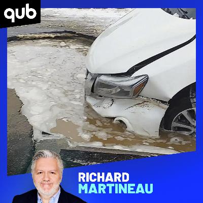 « La voiture d’une jeune femme est tombée dans un nid de poule… COLOSSAL »