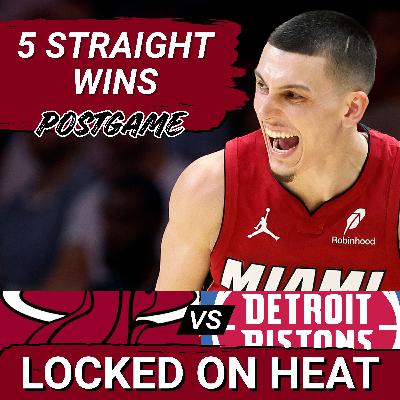 Miami Heat Beat Pistons to Win 5th Straight After Bam Adebayo's Public Challenge