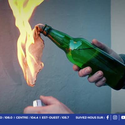 Baie-du-Tombeau : une femme échappe à une attaque au cocktail Molotov