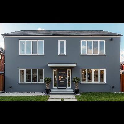 Facciata grigio scuro e l'impatto sul clima ed inalzamento delle temperature