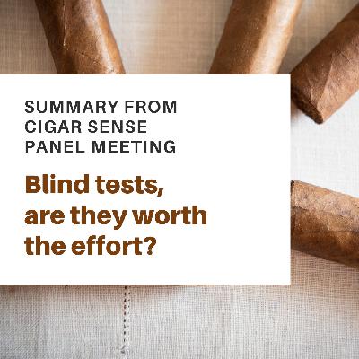060: Blind tests, are they worth the effort? 060: Blind tests, are they worth the effort?