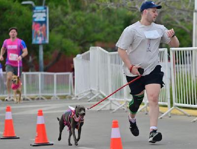 Mascotas y personas runners por el bienestar animal