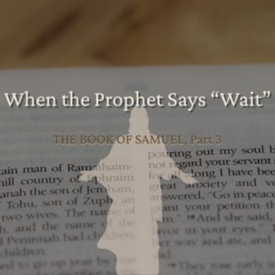 When the Prophet Says "Wait": The Book of Samuel Part 3