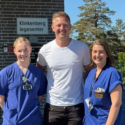 På innsiden av Legevakta i Arendal