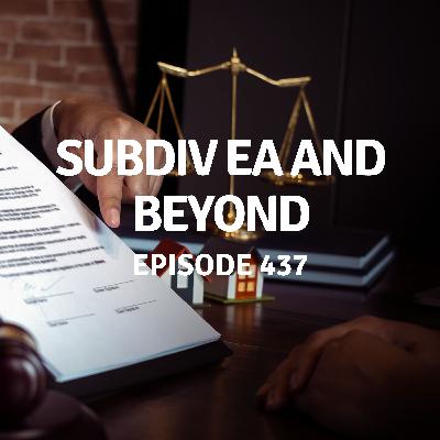 437 | Subdiv EA and Beyond