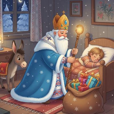 🎧АУДІОКАЗКА - Віршик. Миколай у вишиванці. Сова ОК 🎧АУДІОКАЗКА - Віршик. Миколай у вишиванці. Сова ОК