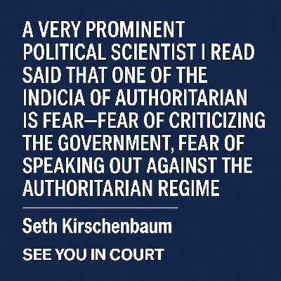 Fear and Authoritarianism: Why Speaking Out Matters Fear and Authoritarianism: Why Speaking Out Matters