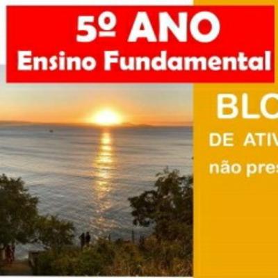 5° Ano blocos 3, 4 e 5