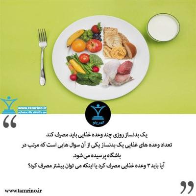 یک بدنساز روزی چند وعده غذایی باید مصرف کند؟ (هوش مصنوعی)