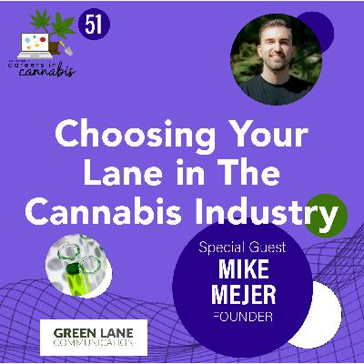 Choosing Your Lane in The Cannabis Industry | CiC Interview: Mike Mejer of Green Lane Communication