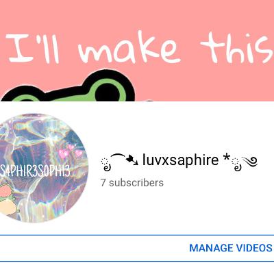 I have YT! I have YT!