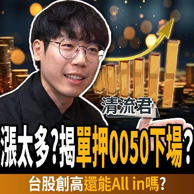 【下班經濟學_股票】台股漲太多？揭單押0050下場？抱3檔ETF資產7年翻倍？ft. 清流君