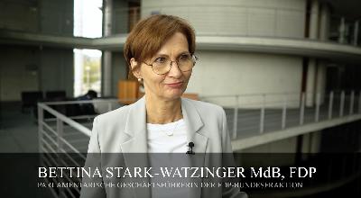 Bettina Stark-Watzinger MdB, FDP: Fondsstandortgesetz, Umsatzsteuer auf Management-Fee und Meinung der FDP