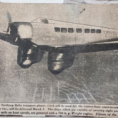 Tony's Scrapbook; Northrop Delta
