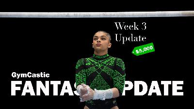 Fantasy Gymnastics Update - NCAA Week 3 - 2026
