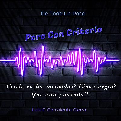 Crisis en los mercados? Cisne negro? Que está pasando!!!