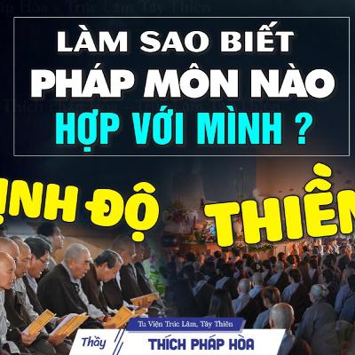 Phân tích Thiền và Tịnh Độ (nghe để biết bạn thích hợp với pháp môn nào) - Thầy Thích Pháp Hòa