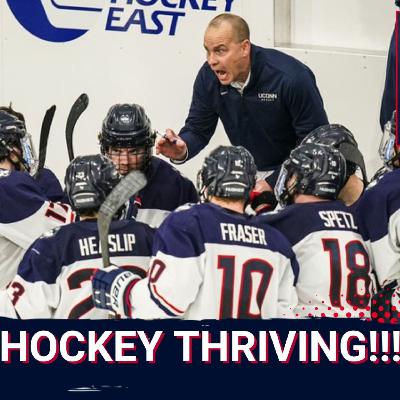 FRENZY: UConn Women’s Hockey WINS Hockey East, Men HIGHEST Seed EVER | BUILDING Winners in Storrs FRENZY: UConn Women’s Hockey WINS Hockey East, Men HIGHEST Seed EVER | BUILDING Winners in Storrs