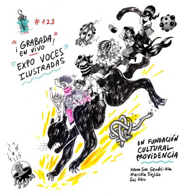 LaPolola en vivo en la Expo Voces Ilustradas en la Fundación Cultural de Providencia