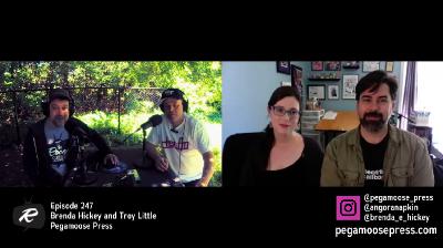 Episode 247 – Brenda Hickey and Troy Little – Pegamoose Press